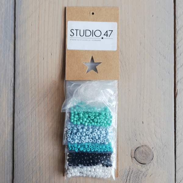DIY Armbandjes maken - kralenmix zee