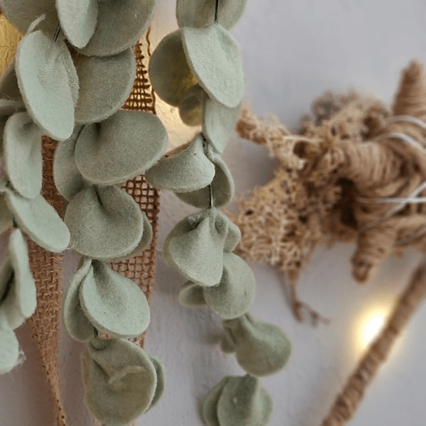 Kerstworkshop Stralende kerstster - vilten eucalyptus
