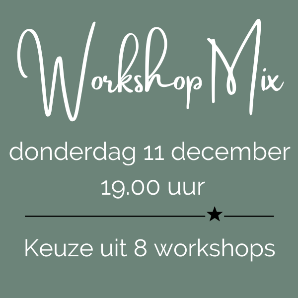 workshop mix donderdag 11 december