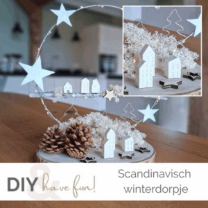 DIY Scandinavisch winterdorpje